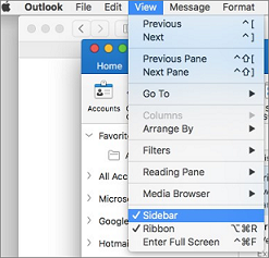 view outbox outlook 2011 mac